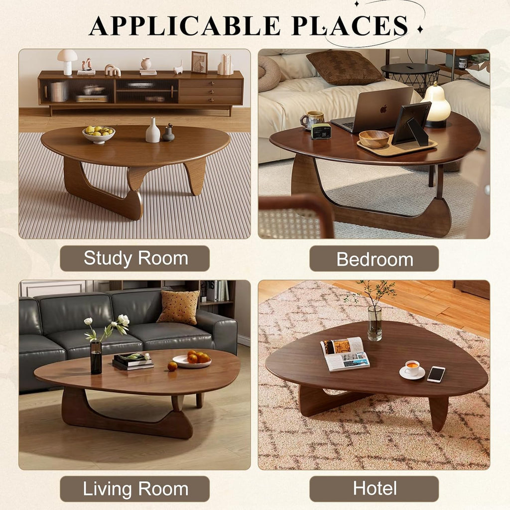Solid Wood Oval Coffee Table 35"Lx24"Wx16"H H14782