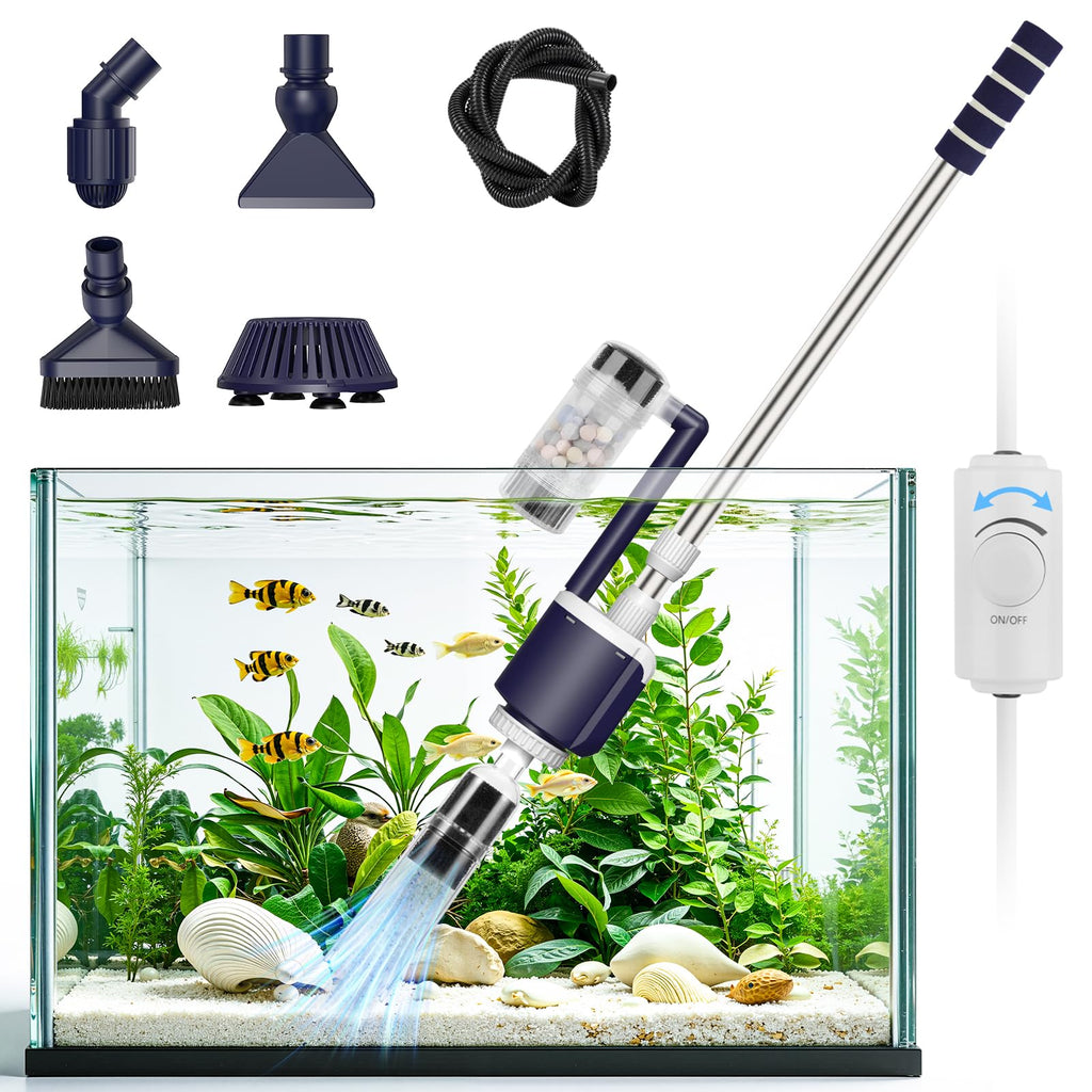 600 GPH Aquarium Gravel Cleaner Fish Tank Vacuum O6497