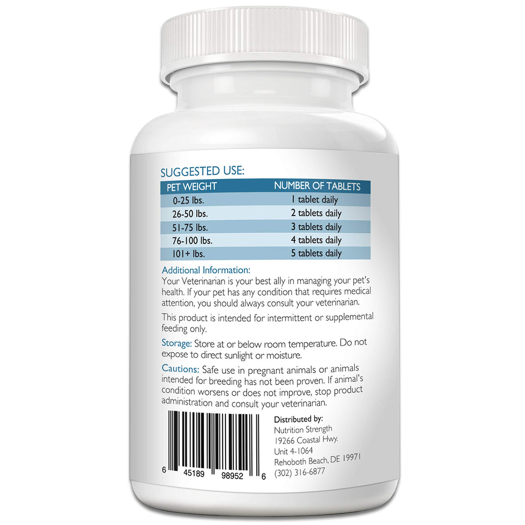 Coenzyme Q10 for Dogs Grain-Free Supplement, 120 Chewable Tablets M2227
