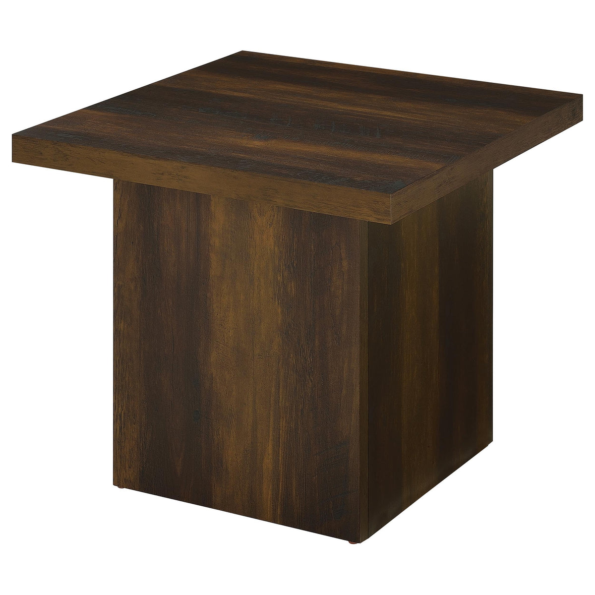Dark Pine 2-Piece Square Coffee Table Set J56310