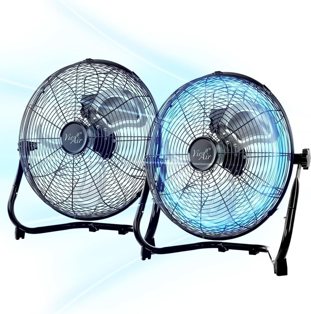 20 Inch Tilting 3-Speed Metal Floor Fan V7067