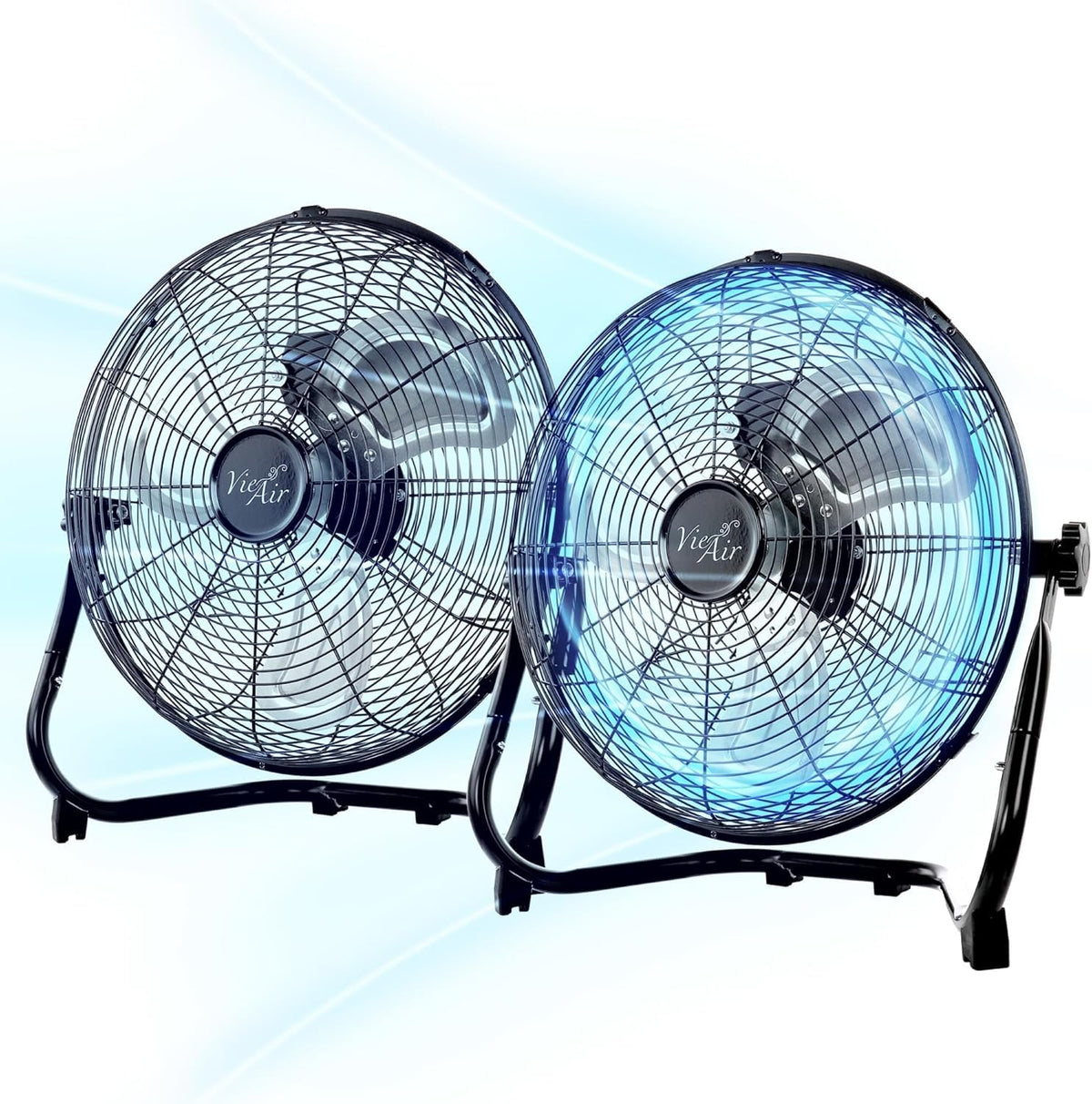 20 Inch Tilting 3-Speed Metal Floor Fan V7067