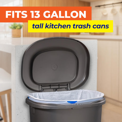 13 Gallon White Unscented Trash Bags 45ct J577628