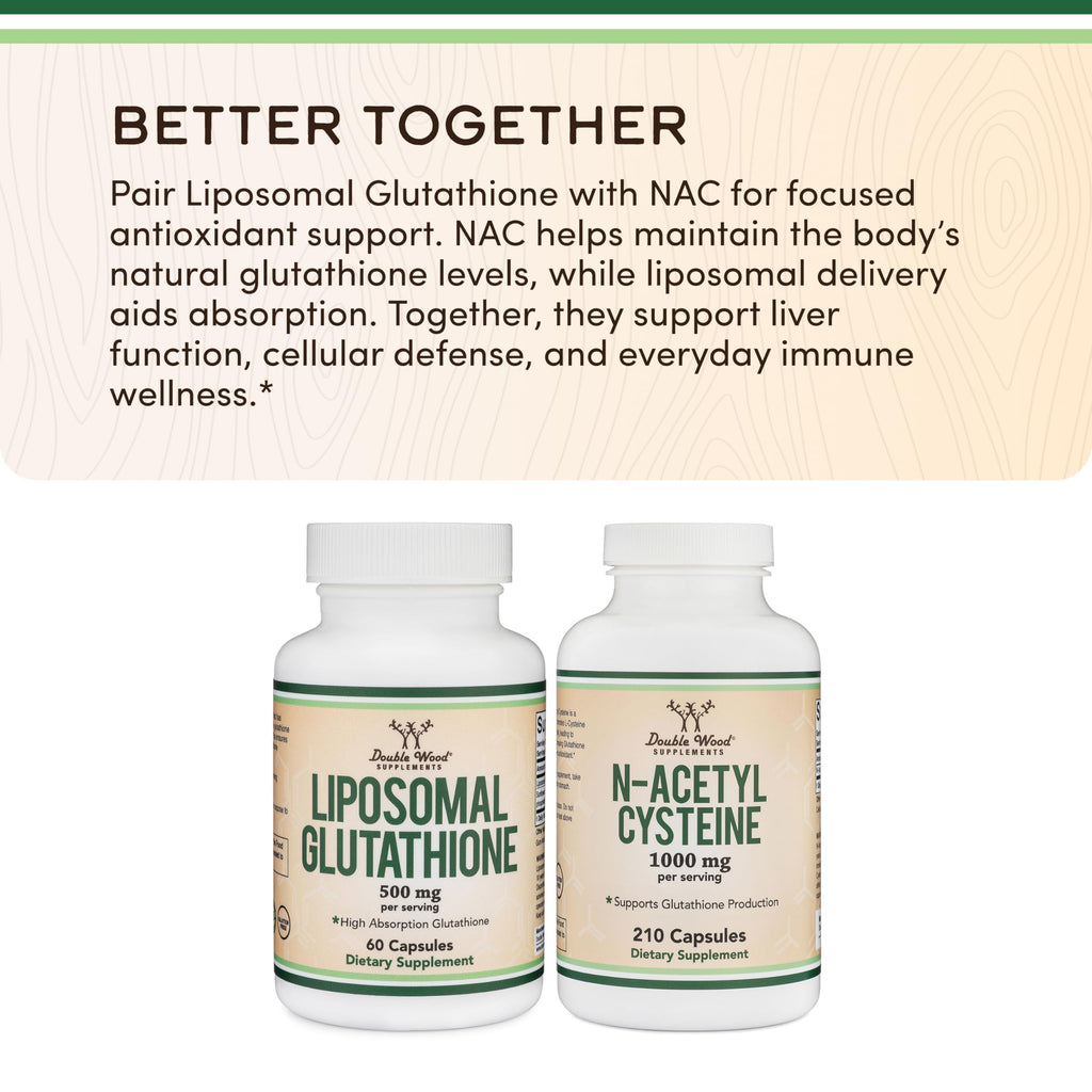 Liposomal Glutathione 500mg 60 Capsules F534
