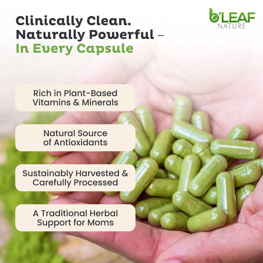Moringa Leaf Vegan Capsules 1000mg 180 Count F637984