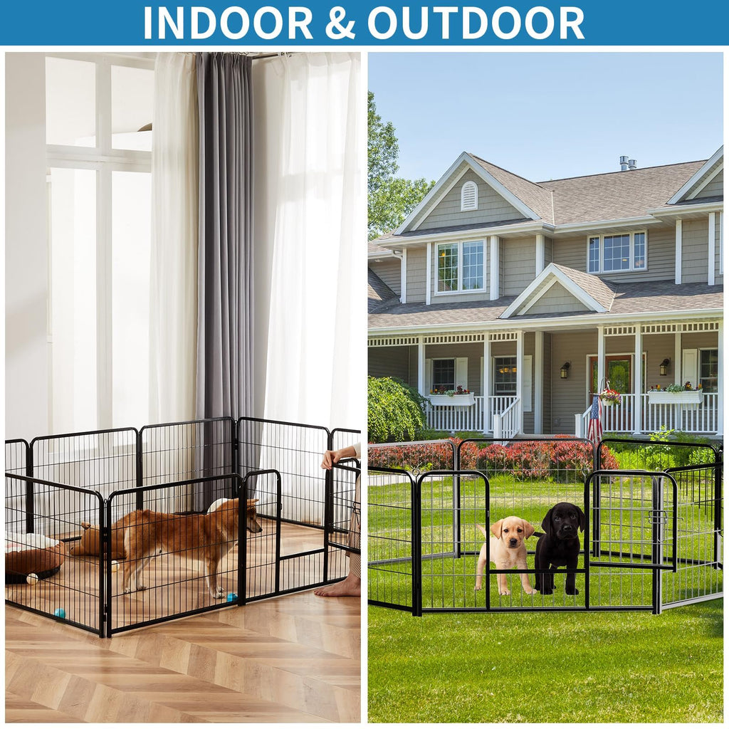40 Inch 16 Panels Metal Dog Playpen U970397