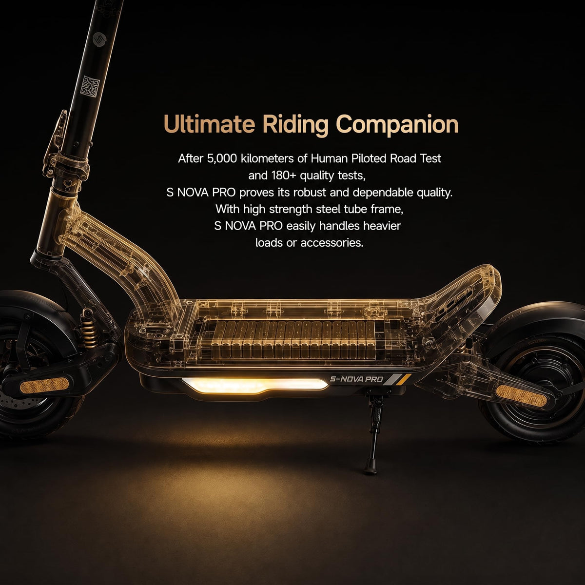 Electric Scooter, 28 MPH, 1000W, 38-Mile Range S220088