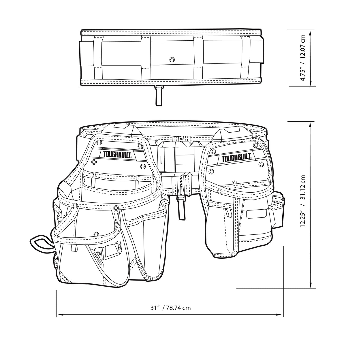 3-Piece Handyman Tool Belt Set N4813