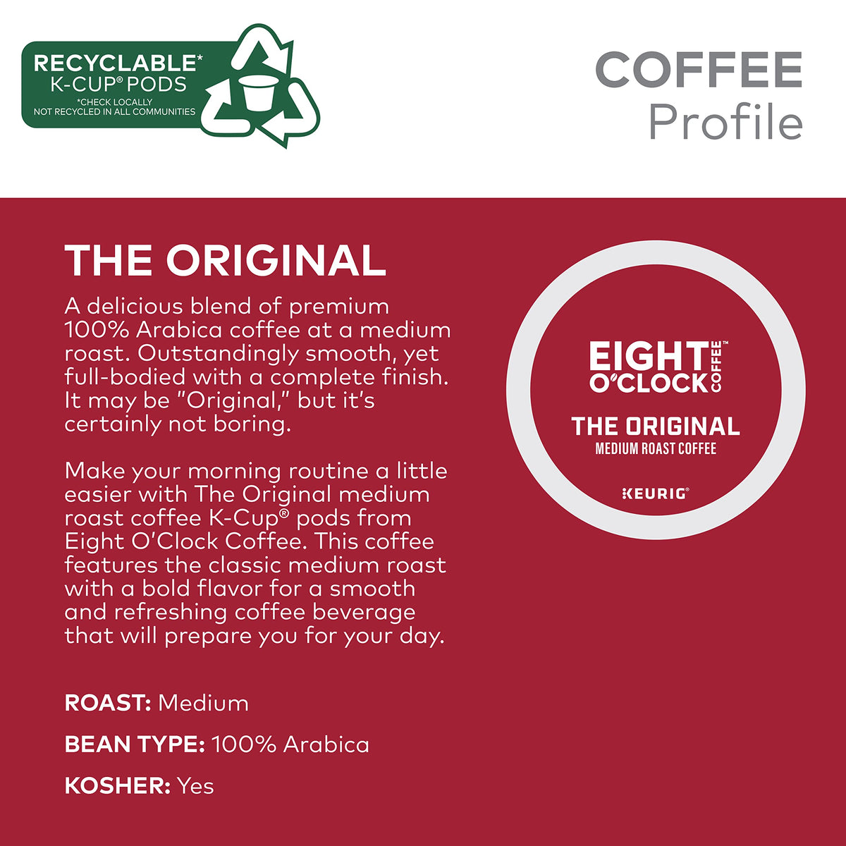 Medium Roast Coffee K-Cup Pods 24 Count P61857