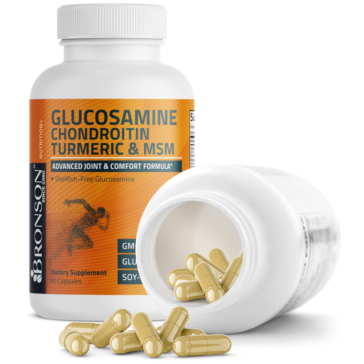 Glucosamine Chondroitin Turmeric & MSM Joint Support, 60 Capsules P55578
