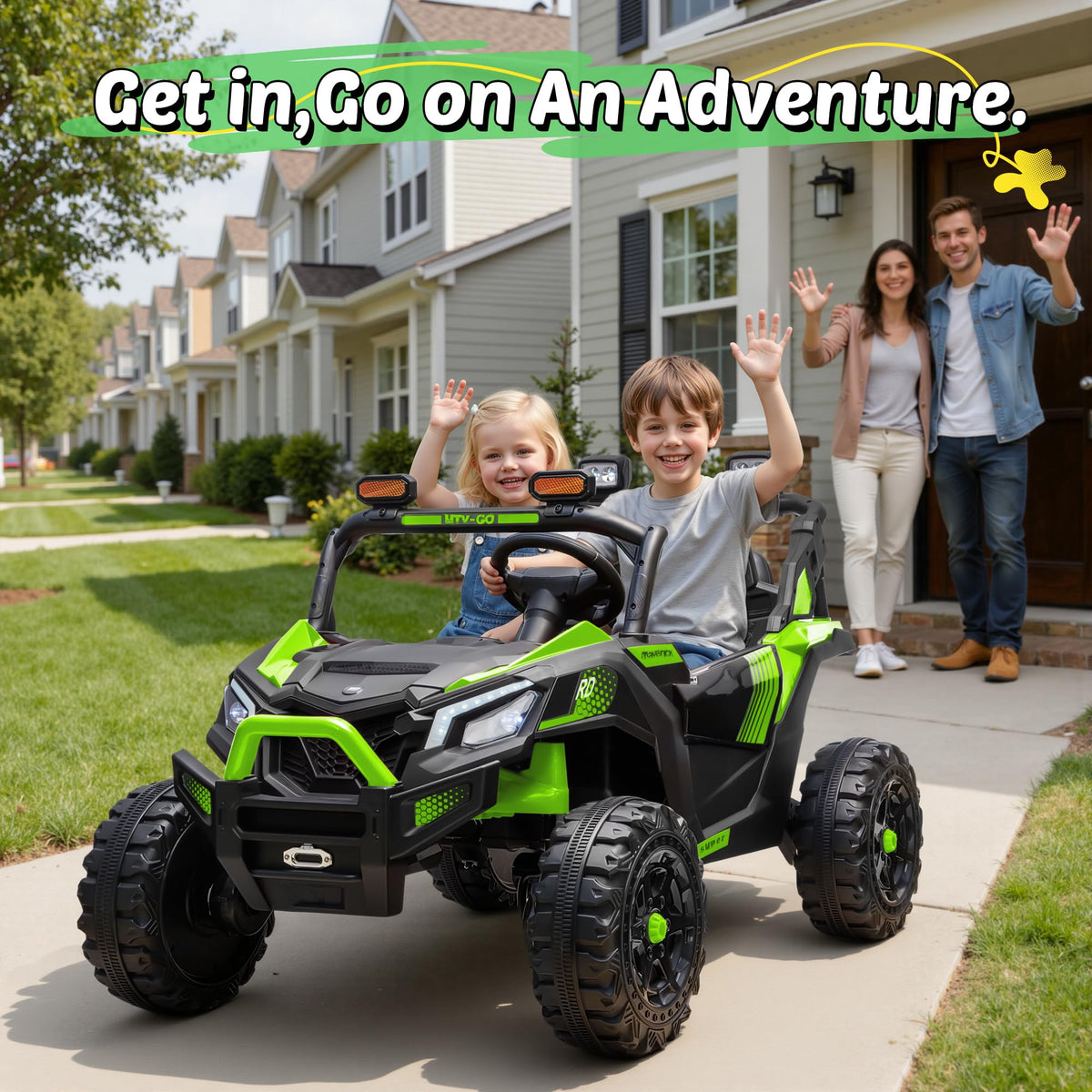 24V 2 Seater Ride on UTV with Remote Control E830