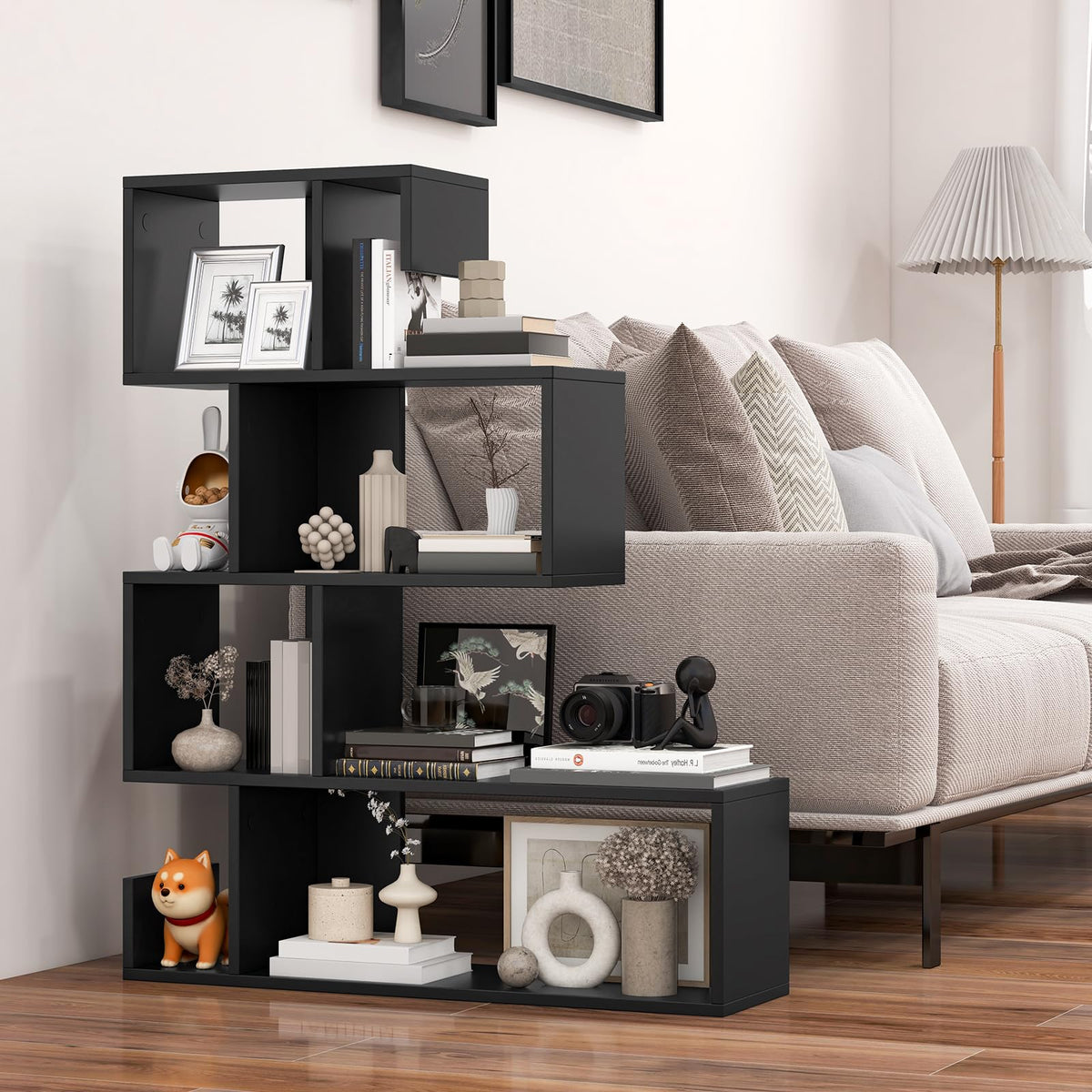 5-Tier Geometric Bookshelf I567