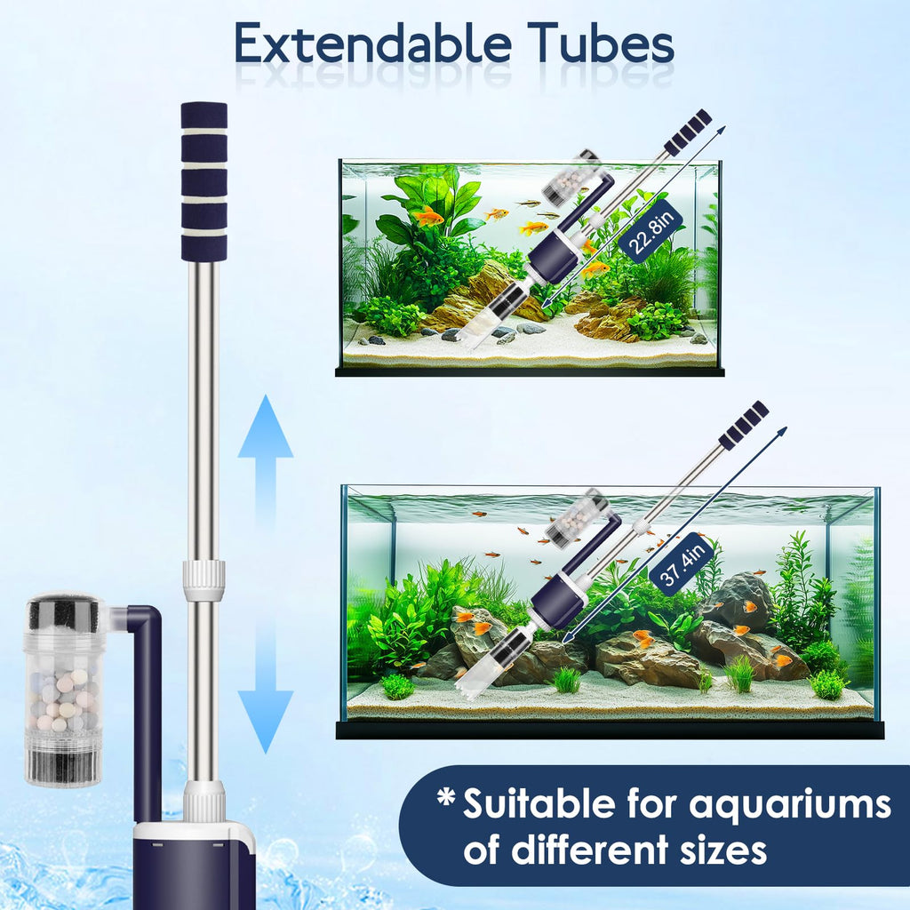 600 GPH Aquarium Gravel Cleaner Fish Tank Vacuum O6497