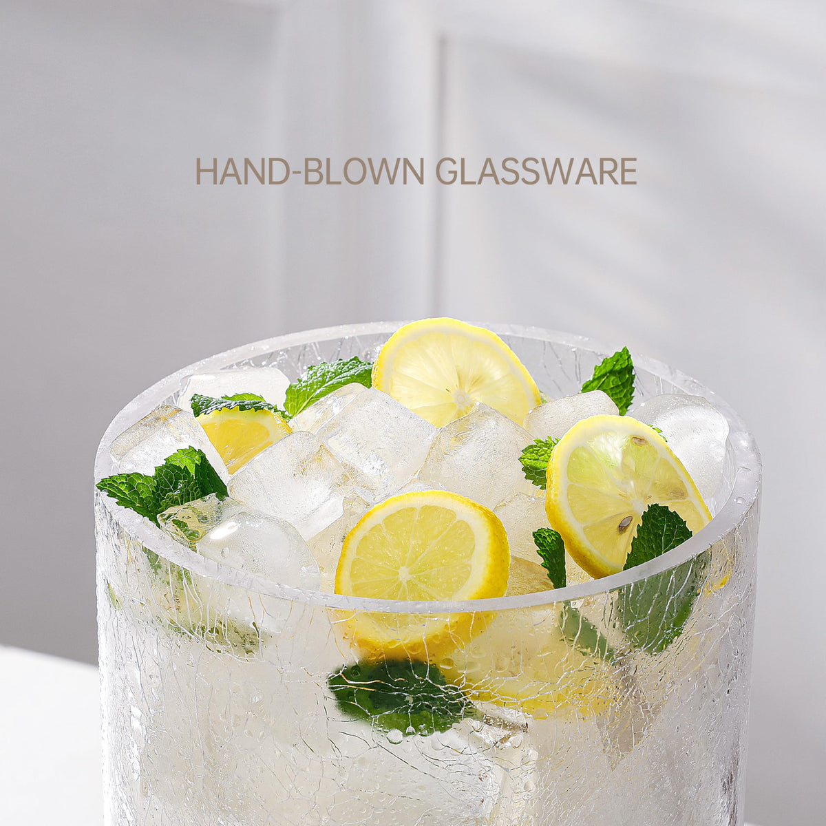 2 Gallon Glass Drink Dispenser with Stand Y77863